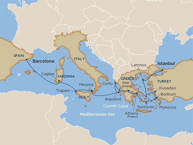 voyage map