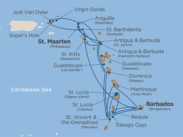 voyage map