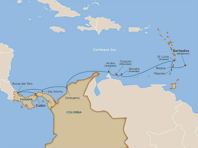 voyage map