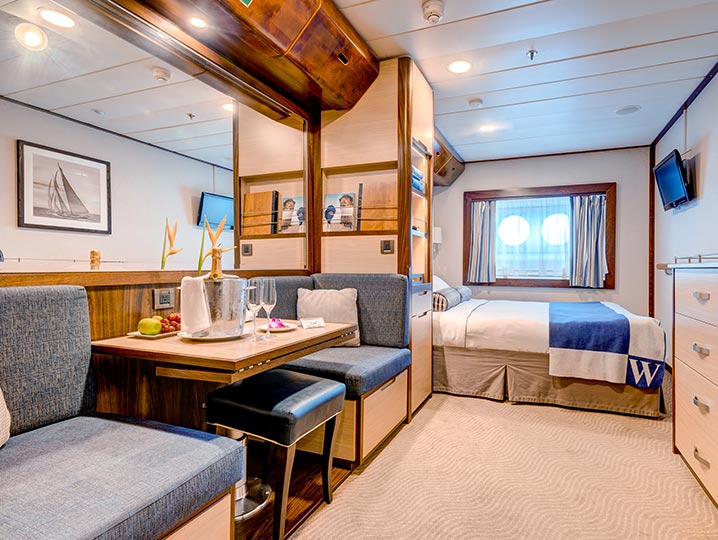 Guaranteed Cabin** (chosen by Windstar) 